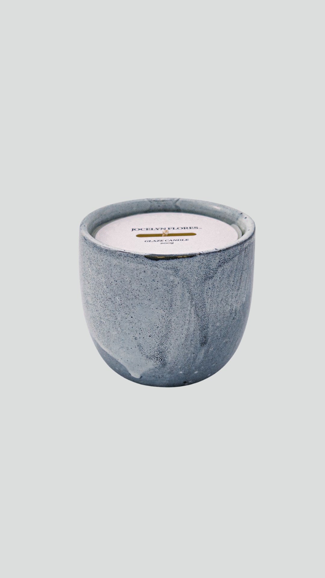 GLAZE CANDLE / 珍珠灰 Light Slate Gray